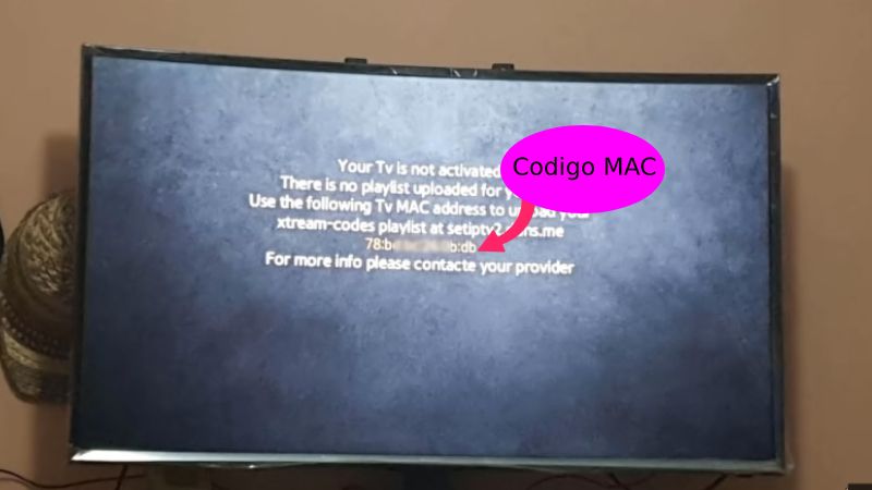 Como agregar código Mac en Smart TV