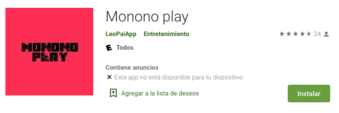 Monono Play APP deportes