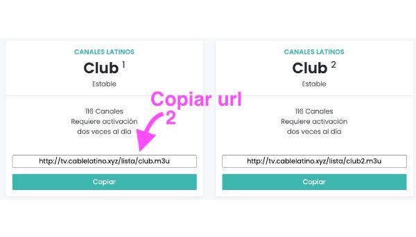 Cablelatino listas m3u